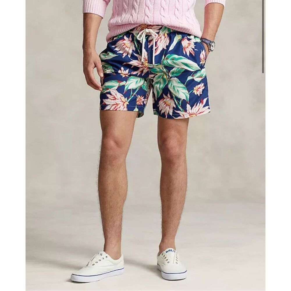 Polo Ralph Lauren NWT 5.75" Traveler Classic Swim Trunk Shorts, Size Small